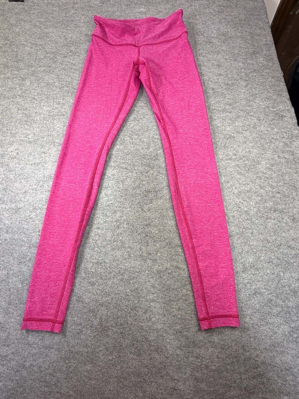 Lululemon Wunder Under Pant Heathered Pink Leggings